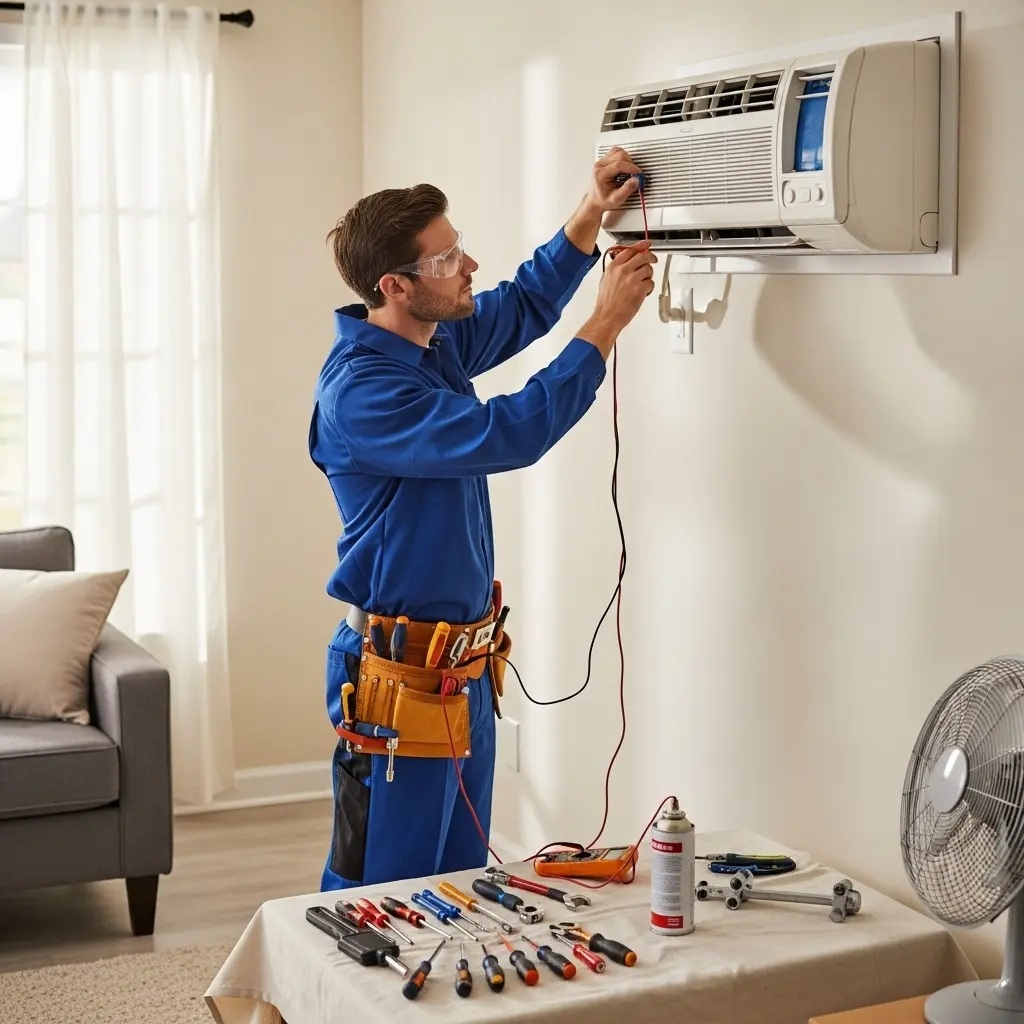 Kula Sunny Sunny klima gaz dolumu ve bakım – Enerji verimliliği artırıldı. - Teknik servis örneği